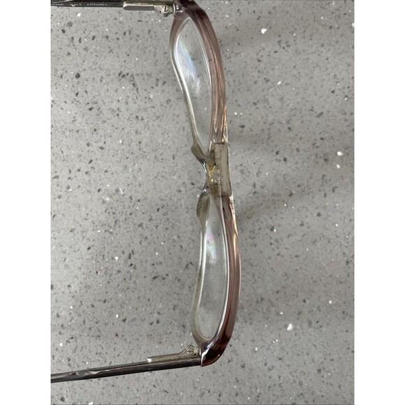 Luxottica Clyde 150 Litegrey Eyeglasses Frames Only Italy full rim aviator main image 5